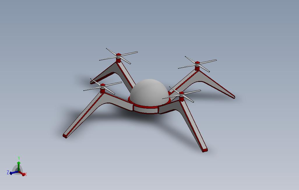蜘蛛Quad多功能UAV