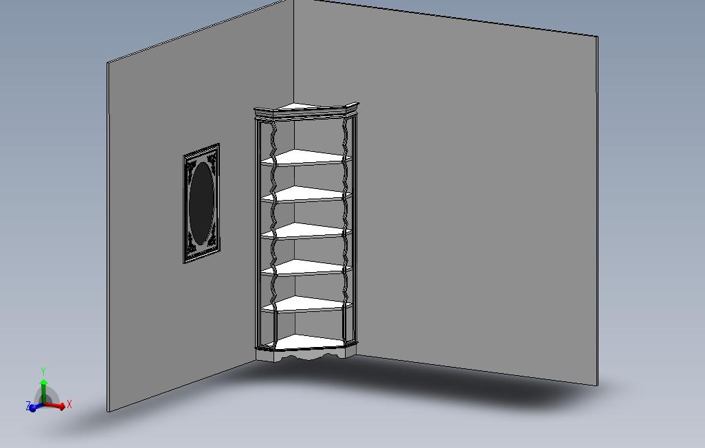 角落displaycabinet