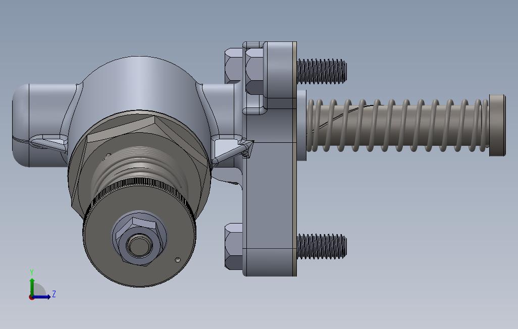 调节器ASSY张紧器REFNR14PARTNR1283045002SUZUKIGS750 左侧视图