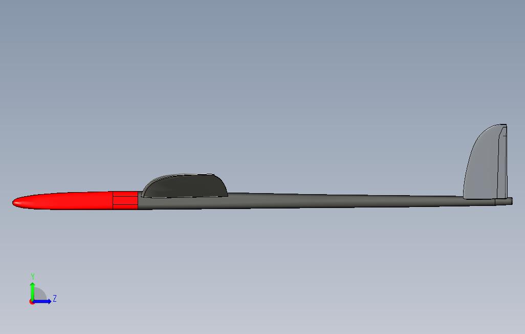 迷你F3bsailplane 左侧视图