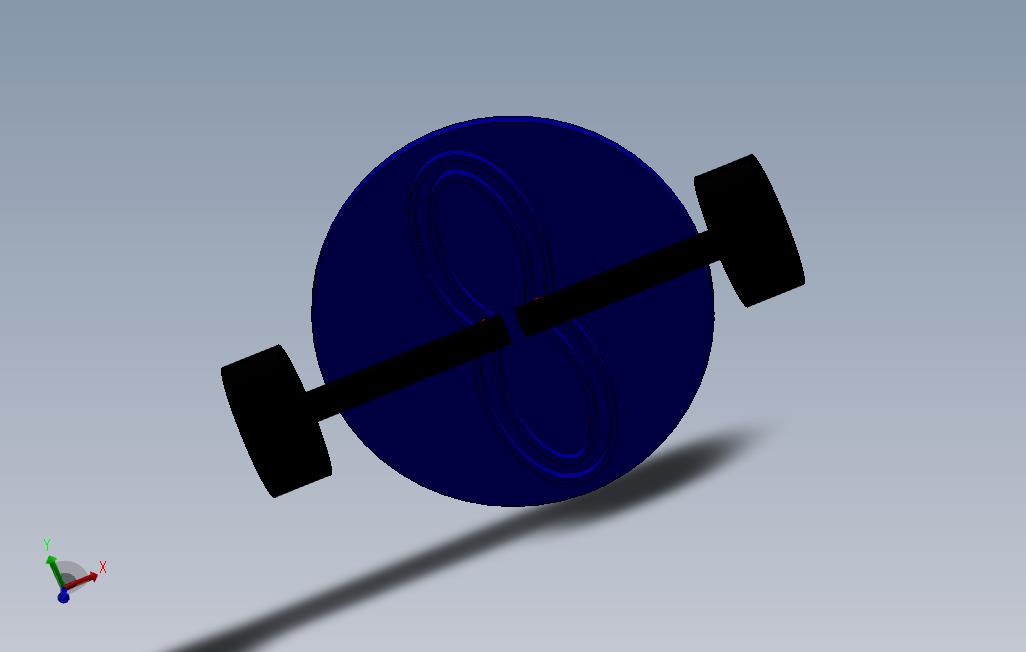 通过凸轮机构在SolidWorks中作用相反方向的双活塞