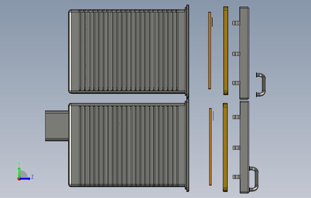 铸铁烤箱NordicaWoodStove 左侧视图