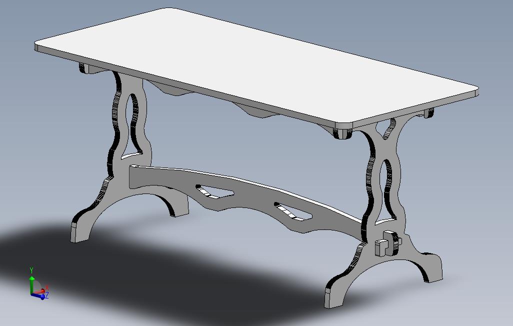 雕刻胶合板桌-胶合板雕刻了桌子
