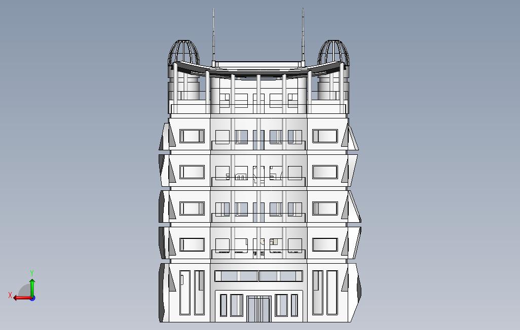 雷布拉德伯里街157号“明天的Solidworks市”。_1 背面视图