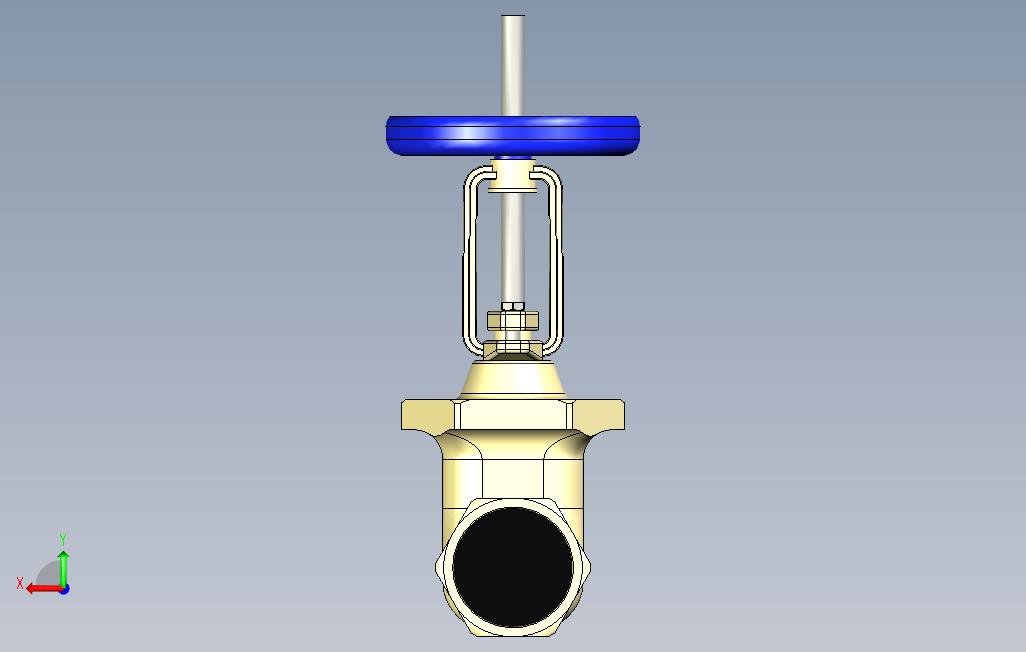 青铜OSY闸阀2_Inventor_模型图纸免费下载 – 懒石网