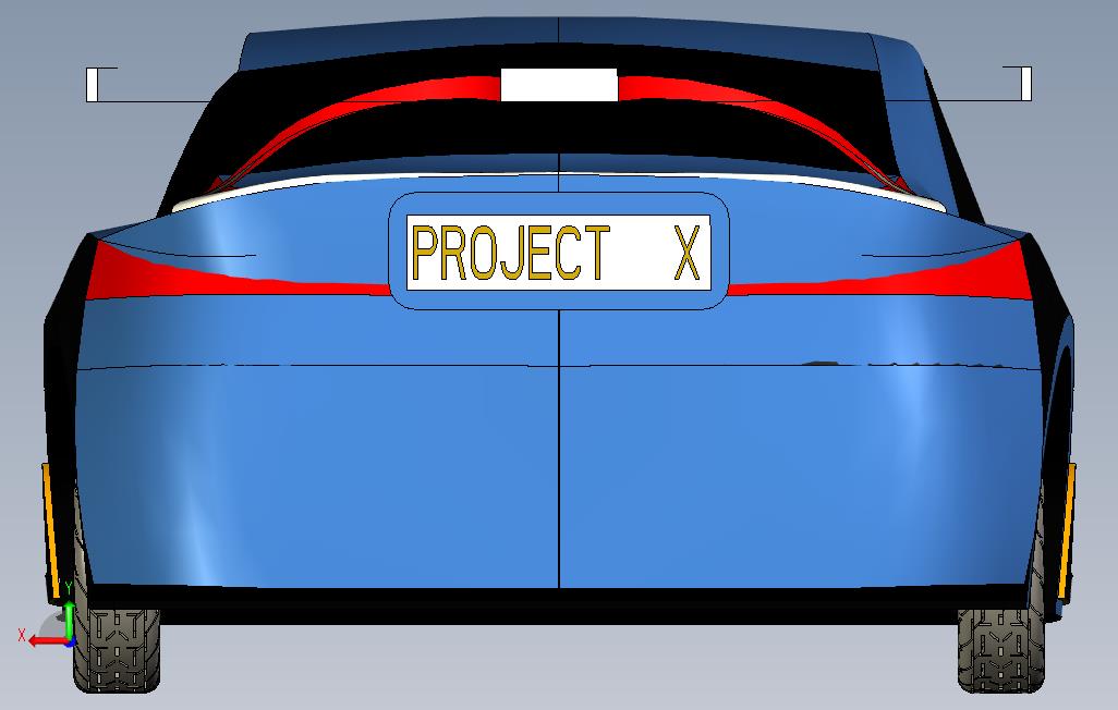 项目XCAR 背面视图