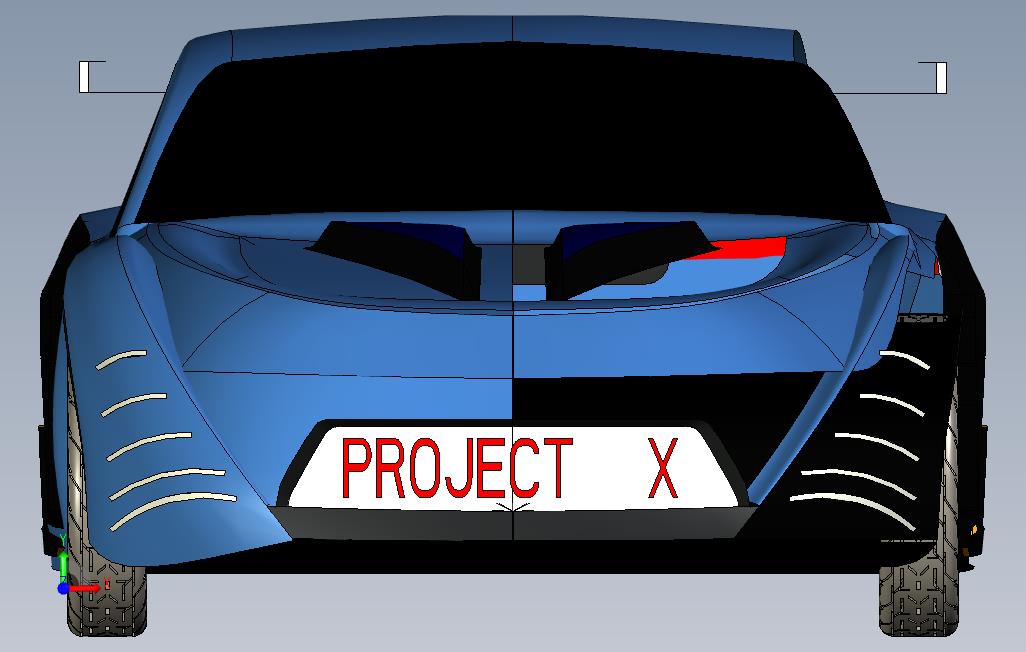 项目XCAR 正面视图
