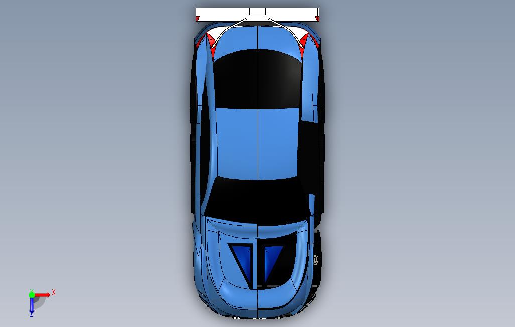 项目XCAR 俯视图