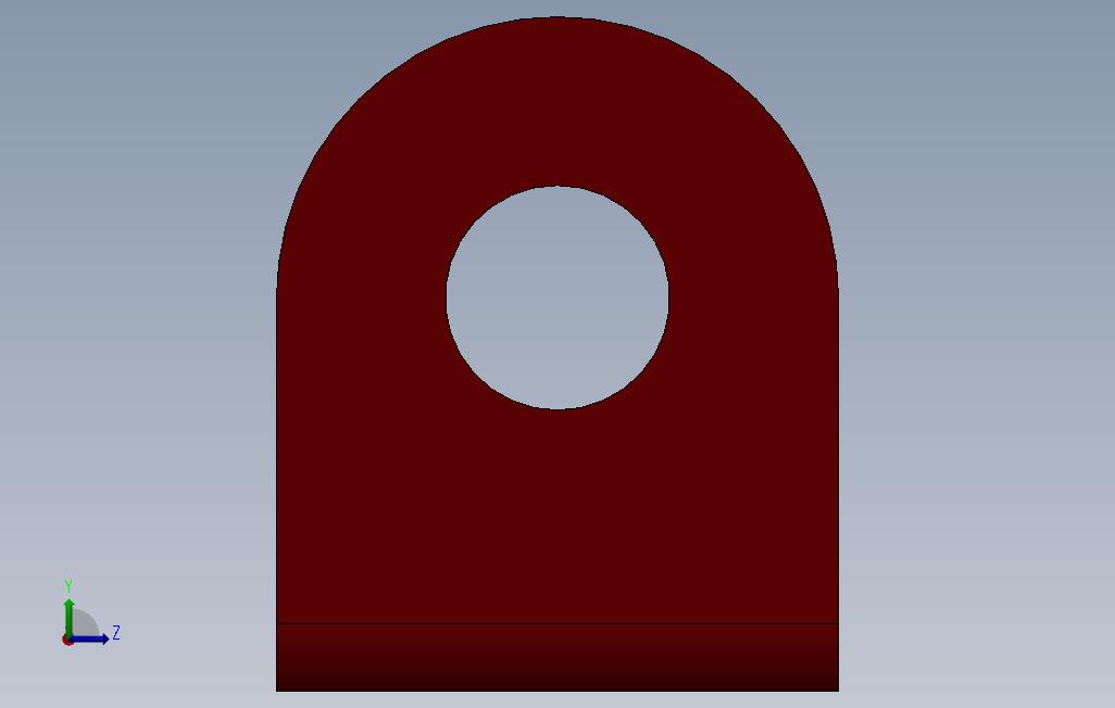 项目X泰坦5000kg基地法兰带应力分配器零件1 左侧视图