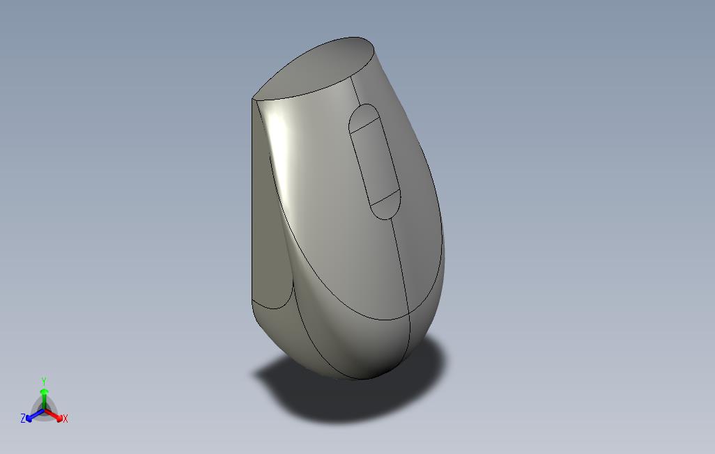 鼠标使用线框和表面设计CATIA