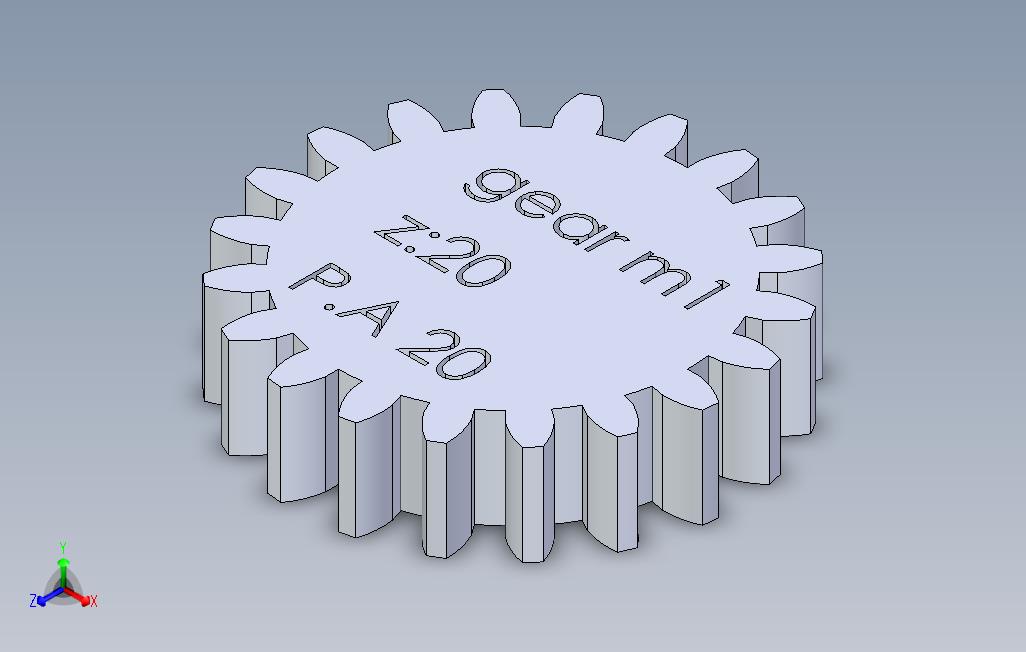 齿轮M120Z20Pa