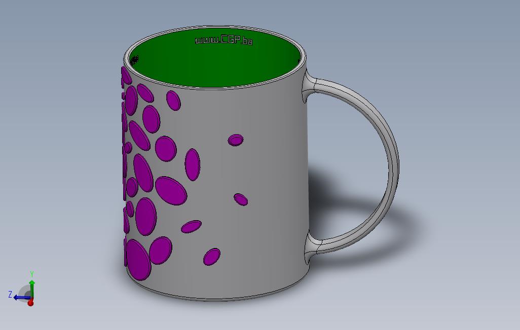 CGPdesign设计的咖啡茶杯