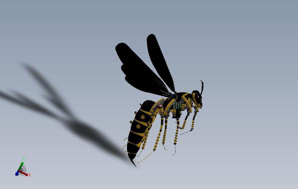 在PARTsolutions中创建的Wasp