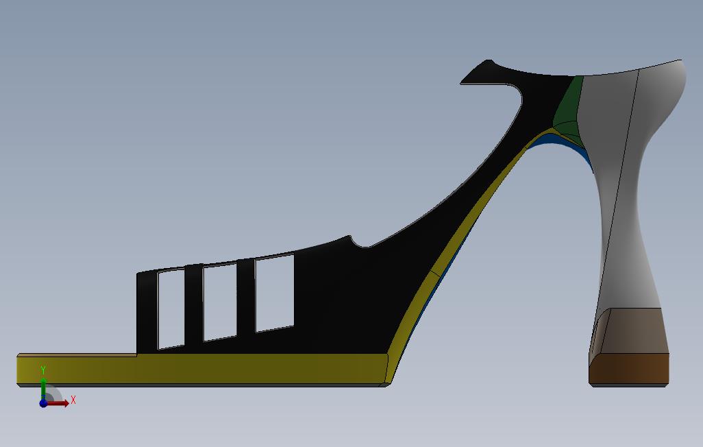 女鞋_SOLIDWORKS 2016_模型图纸免费下载 – 懒石网