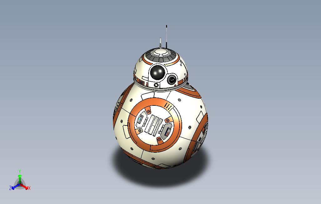BB-8机器人-星球大战：原力觉醒（包括所有细节）