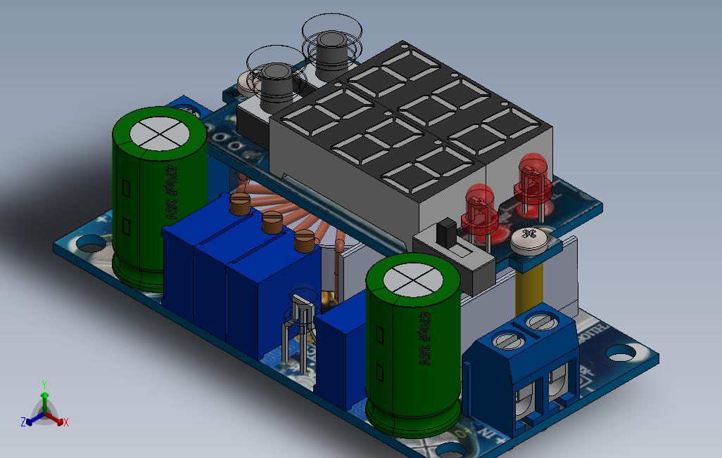 MPPT5A太阳能控制器DC-DC降压降压模块，Const电压电流转换器