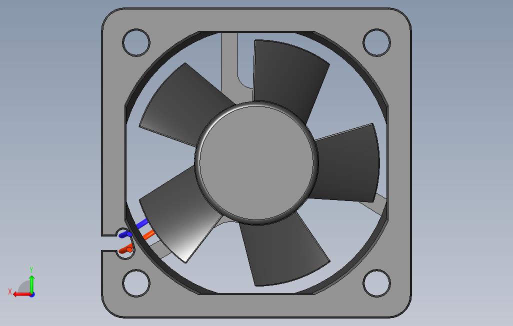 冷却器40x40x10_SOLIDWORKS 2015_模型图纸免费下载 – 懒石网