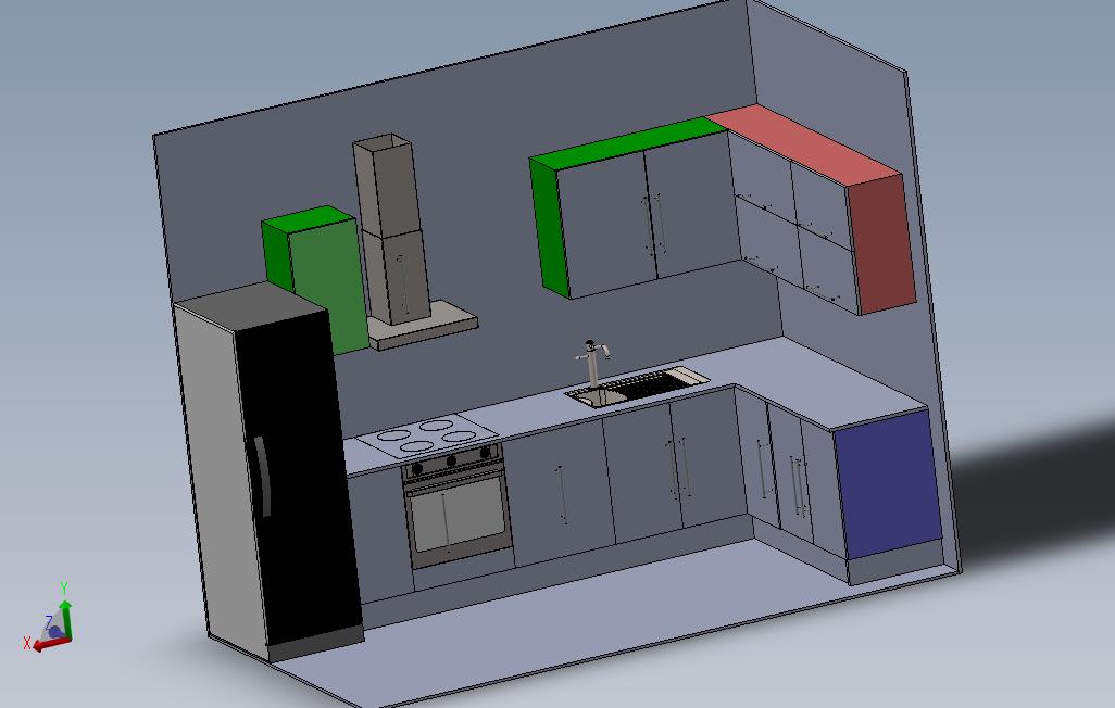 厨房模型2