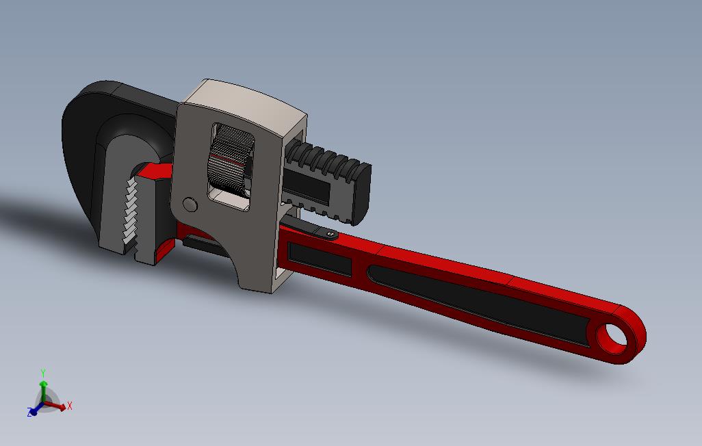 Solidworks管钳