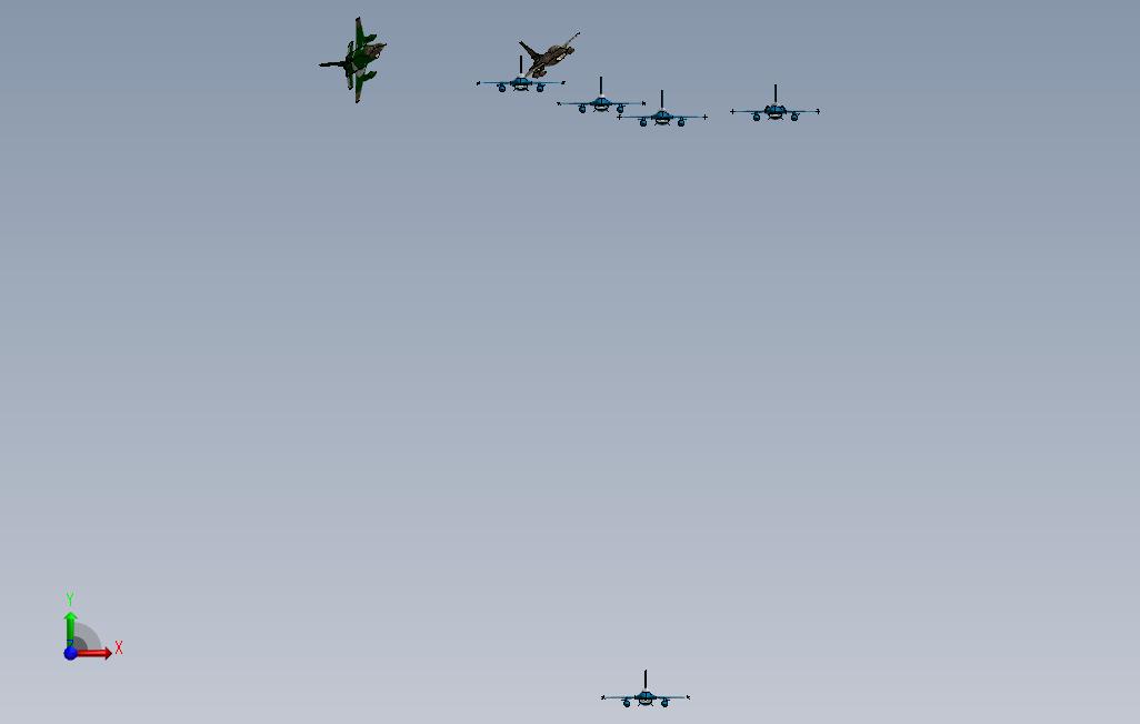 F-16布洛克15B 正面视图