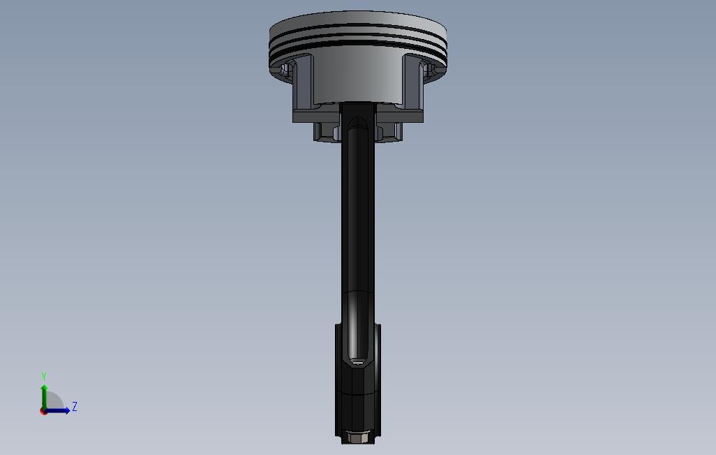 SRDuratec2.0连杆和活塞总成 左侧视图