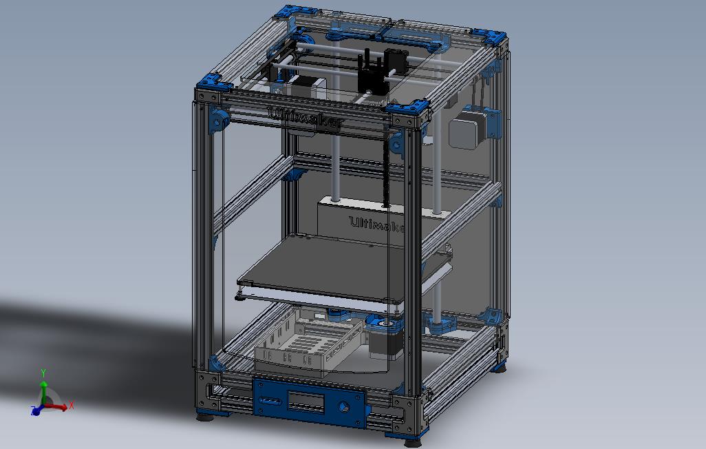 Ultimaker2扩展铝挤压克隆