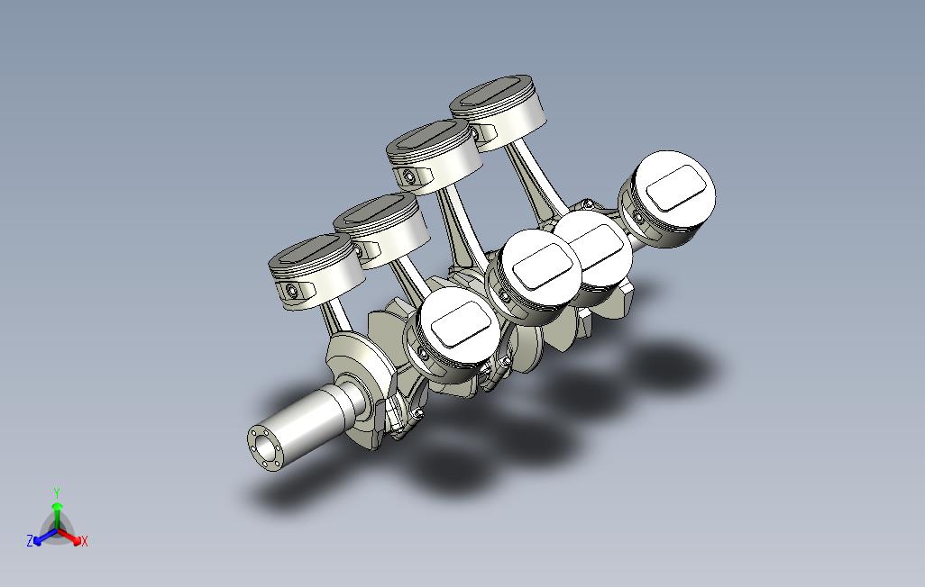 V8发动机主轴