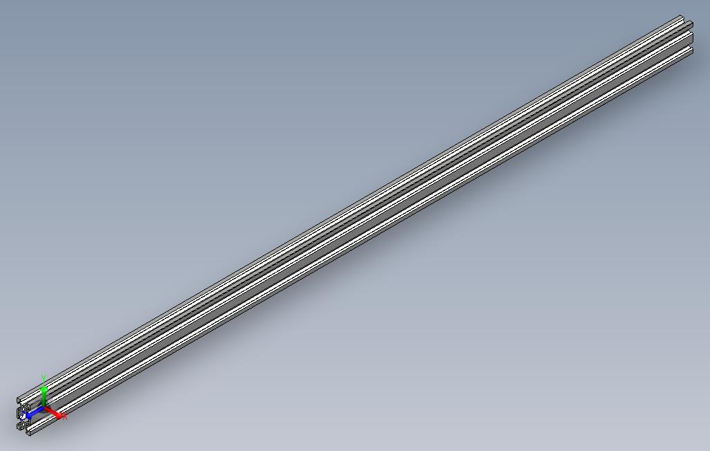 V型槽20x40x1000