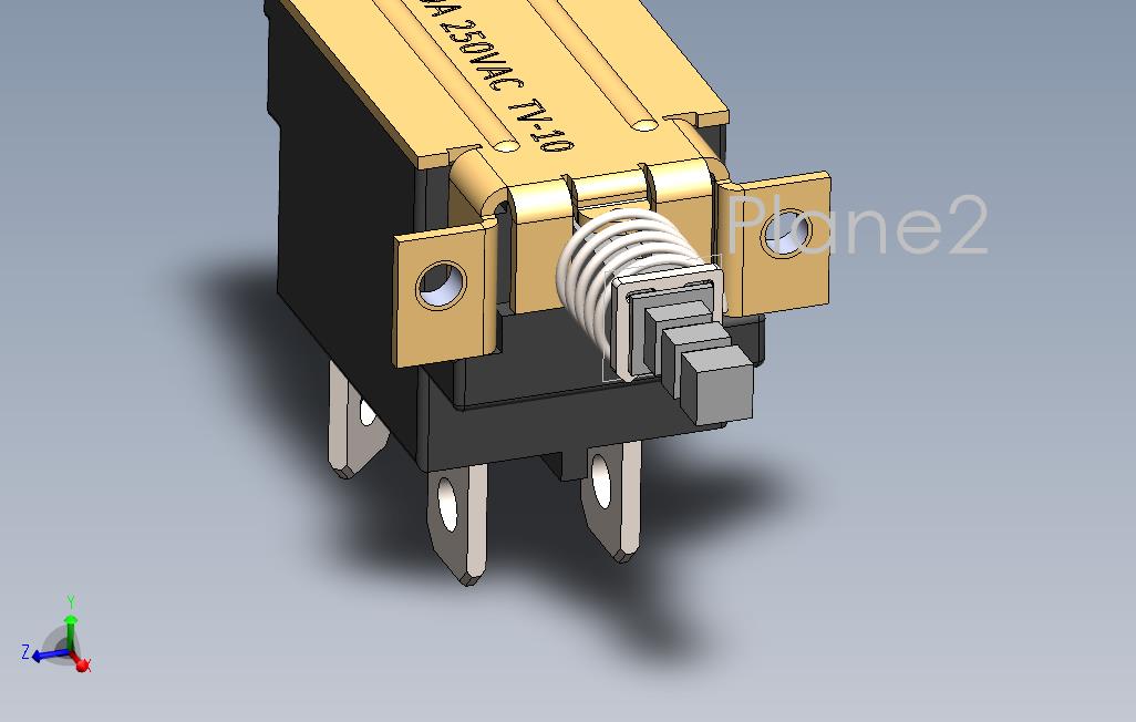 两极电源开关10A250V