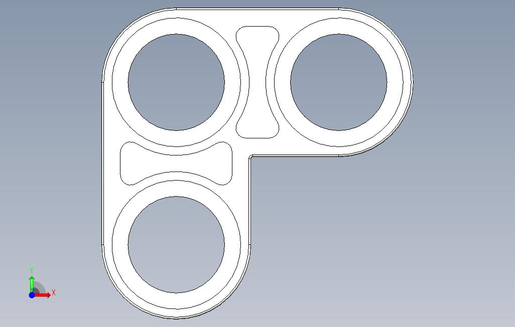 乐高技术砖L形V1 正面视图