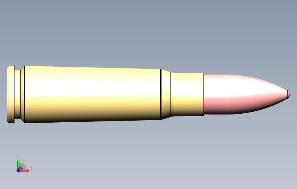 7.62X39毫米 正面视图