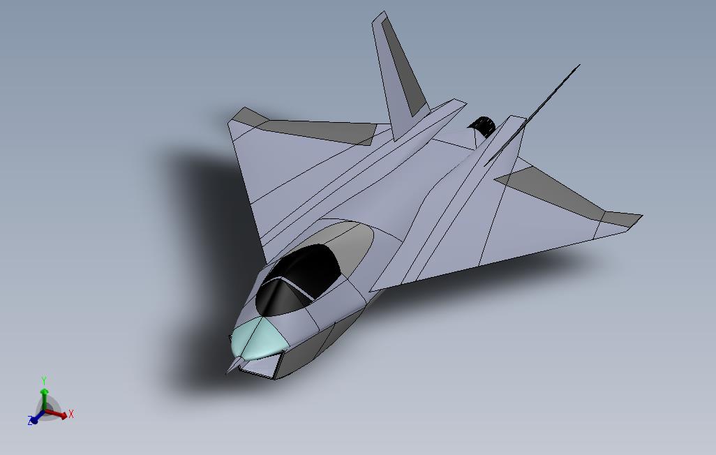 Solidworks上的波音X-32