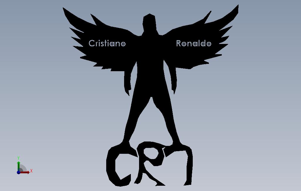 克里斯蒂亚诺&middot;罗纳尔多CR7商标动机装饰