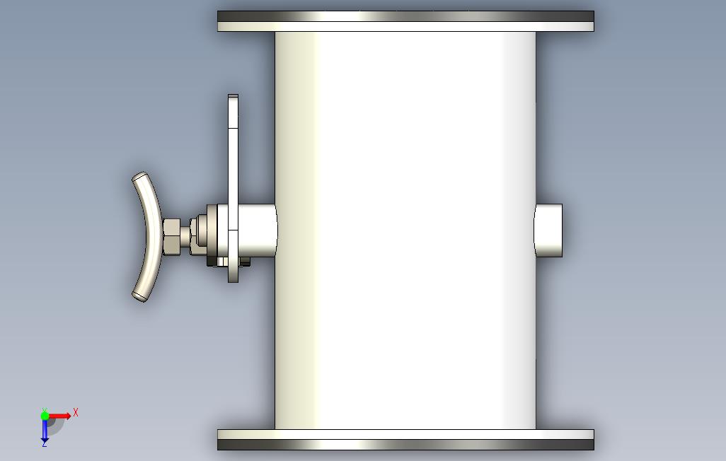 减振器125mm 俯视图