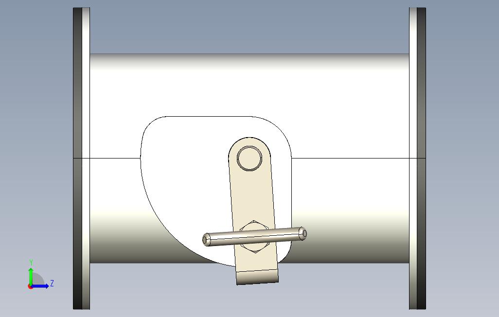 减振器125mm 左侧视图