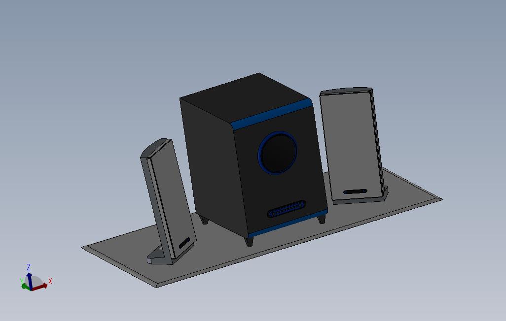 创意2.1桌面扬声器