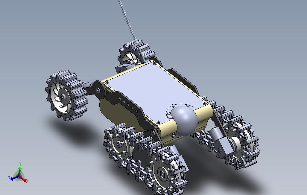 机器人坦克无人地面车辆v3