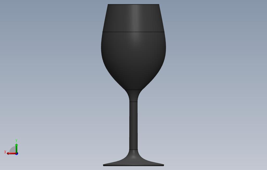 毕达哥拉斯杯 背面视图