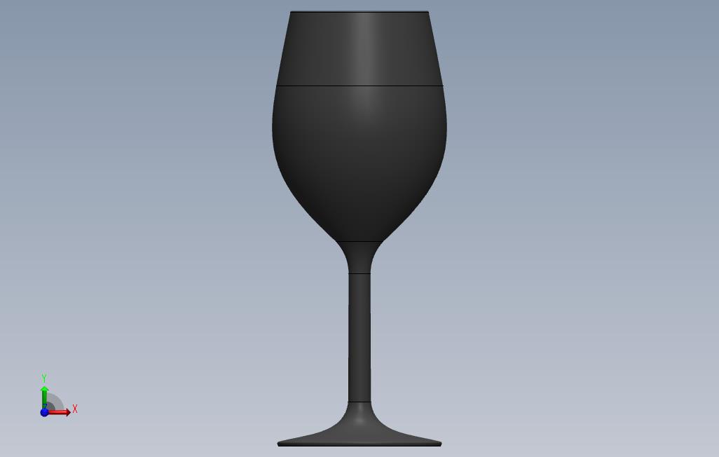 毕达哥拉斯杯 正面视图