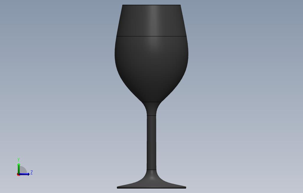 毕达哥拉斯杯 左侧视图
