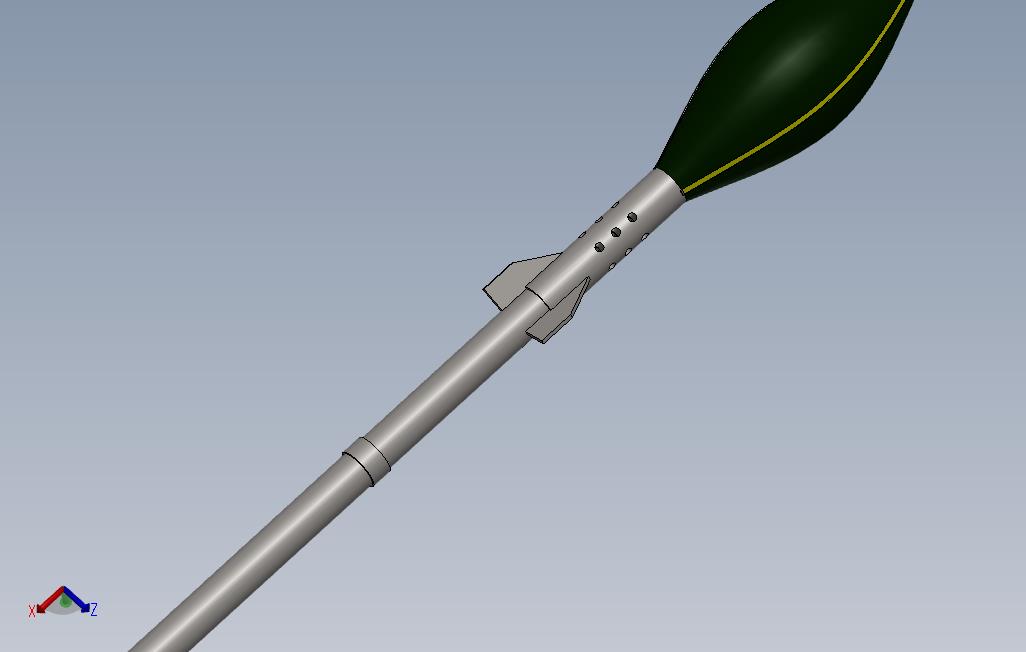 火箭弹_SOLIDWORKS 2009_模型图纸免费下载 – 懒石网