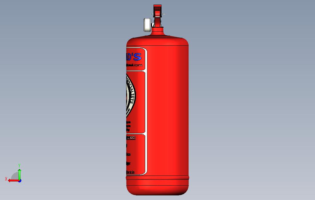 灭火器2 背面视图