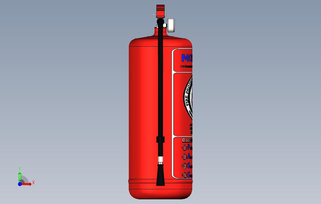灭火器2 正面视图