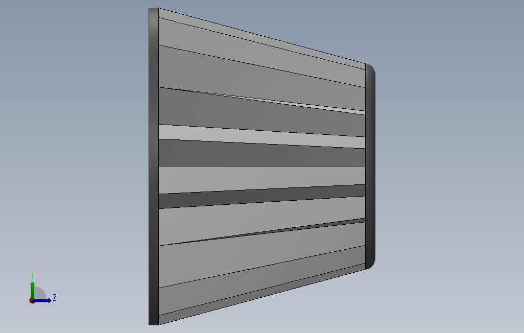 空气过滤器(Solidworks) 左侧视图