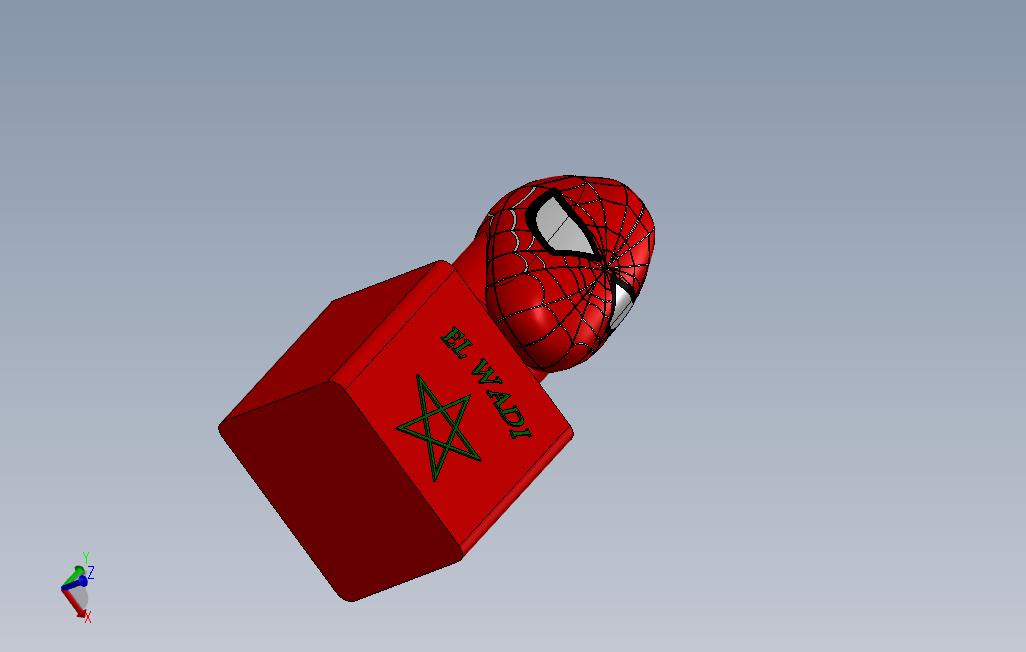 蜘蛛侠_SOLIDWORKS 2011_模型图纸免费下载 – 懒石网