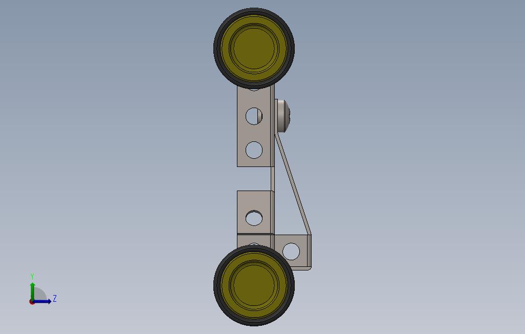 钣金玩具车(SolidEdgeST6和SolidWorks) 左侧视图