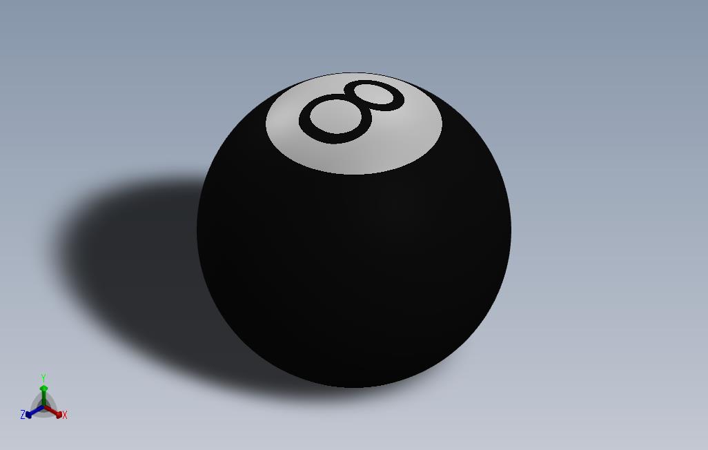 魔术8球（Solidworks）