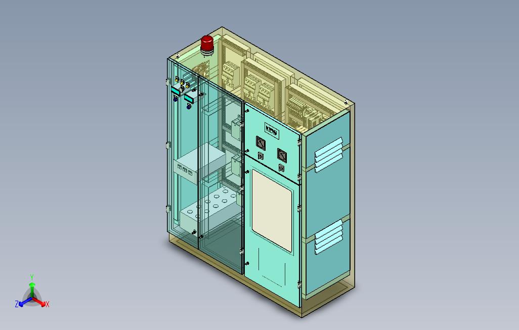 大型配电柜三维设计