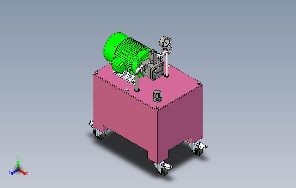 移动式小型液压站设计
