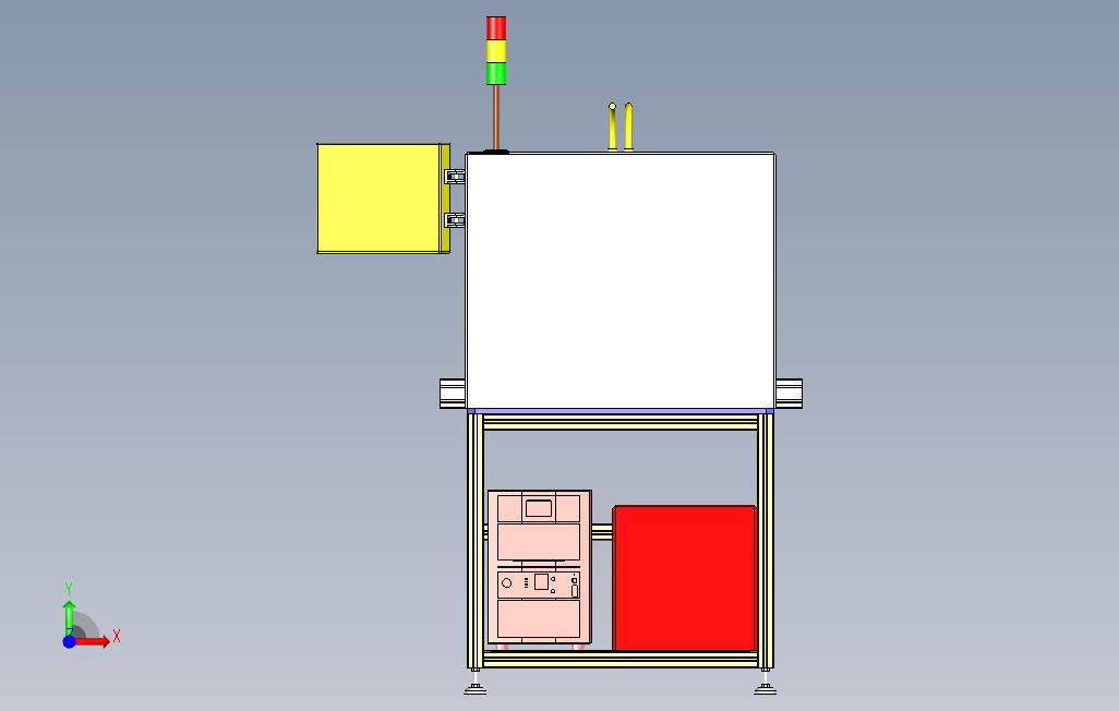 PCB板锡焊设备设计 正面视图